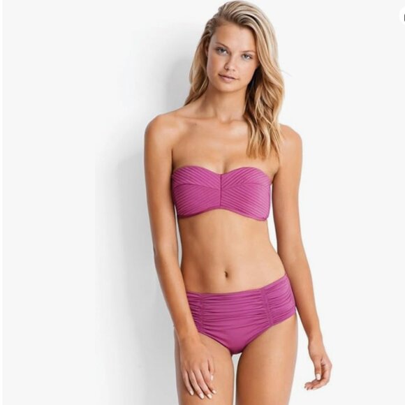 Brand New Seafolly Women's Quilted Bustier Bikini Top - Picture 2 of 13